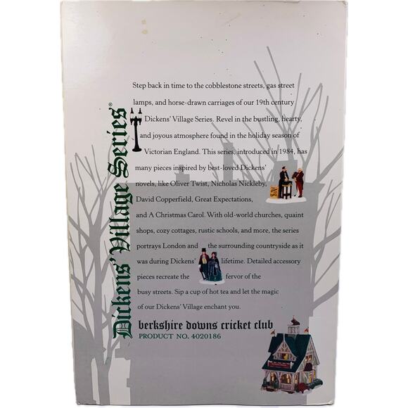 Dept 56 BERKSHIRE DOWNS CRICKET CLUB Light 2011 Dickens Village Series #4020186 - Picture 10 of 11